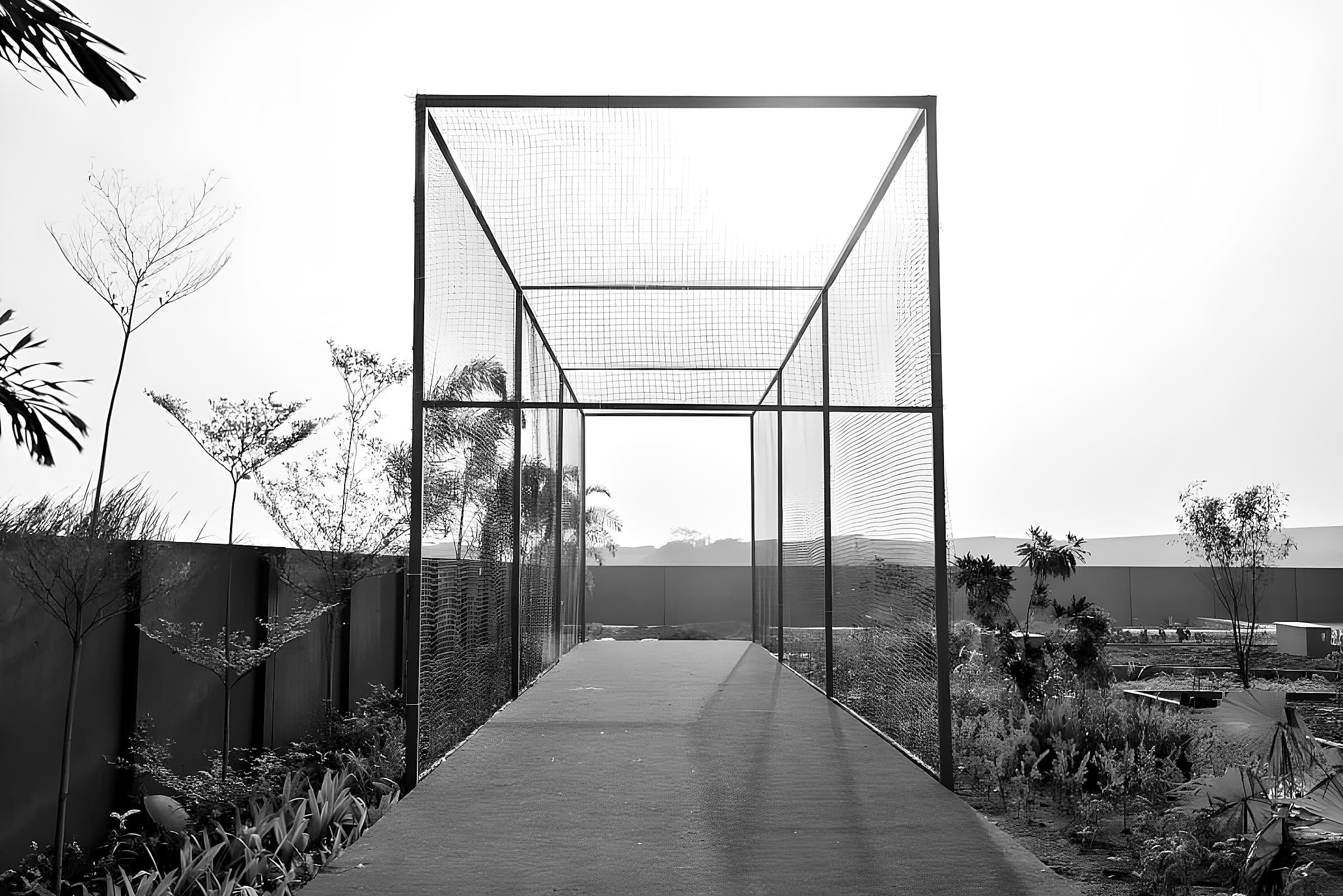 Cricket net at Paulsn Gardens